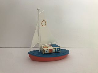 Vintage Avon Children’s Sailboat Floating Soap Dish & Soap