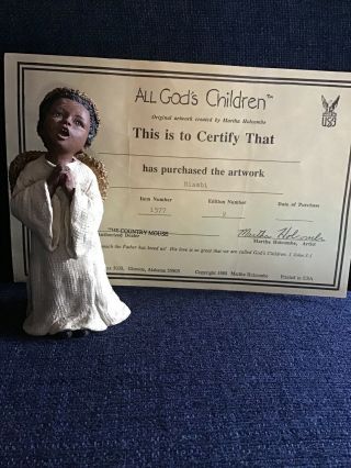 All God’s Children Niambi African American Figurine By Martha Holcombe