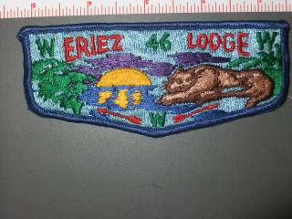 Boy Scout Oa 46 Eriez Lodge Flap 0205jj