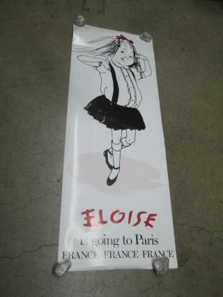 Eloise Is Going To Paris France Door Poster Vintage 1970 