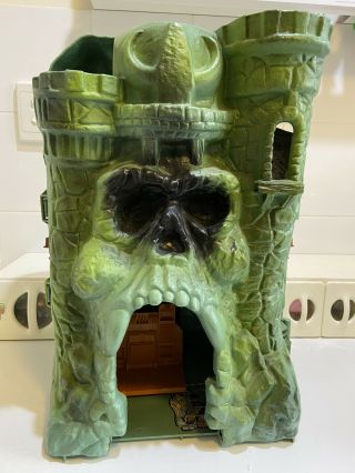 Vintage Castle Grayskull Grey Skull Masters Of The Universe Motu He - Man Play