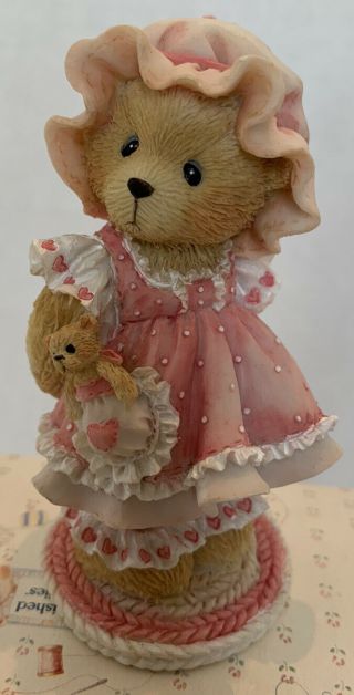 Cherished Teddies Holding On To Someone Special 916285 Rare Figurine 1993