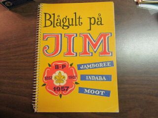 1957 World Jamboree,  Indaba,  Moot Blessed Are They Book,  In Swedish Mb