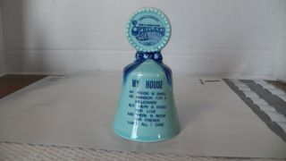 Vintage Opryland Usa Ceramic Bell Souvenir Nashville Tennessee - My House