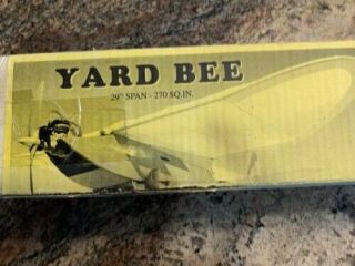 Vintage Clancy Aviation Yard Bee Kit 29” Wingspan