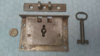 Chest Lock Steel Carpenter Box Semi - Mortise Large Grabber