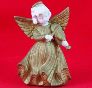 Vtg 1950s Lenwile China Ardalt Japan Porcelain Musician Angel W/ Violin Figurine