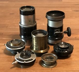 7 Vintage Antique Lenses For Cameras -