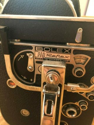 Vintage Swiss Paillard Bolex H8 Reflex 8mm Movie Camera - 1 Lens