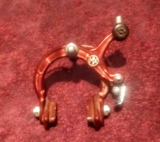 Vintage 08/80 Dia Compe Mx900 Bmx Brake With Tuff Pads Both Red