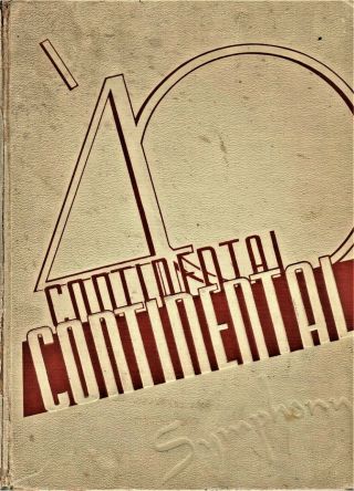 1940 " Continental " - George Washington High School Yearbook - Los Angeles,  Ca