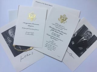 2013 President Barack Obama Inauguration Congressional Invitation Package Biden