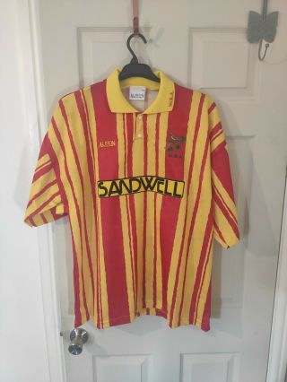 West Bromwich Albion 1993 Barcode Wba Vintage Shirt 46/48 West Brom