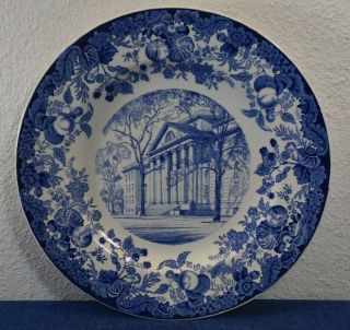 Rare Harvard University 1941 Blue Wedgwood Plate Littauer