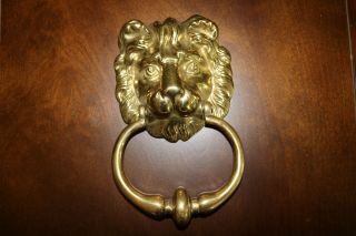 Heavy Solid Brass Lion 
