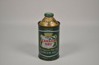 Vintage Canada Dry Cone Top Soda Can