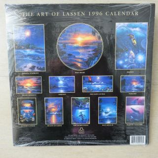 Calendar Christian Riese Lassen Ocean Life Art Prints Vintage 1996