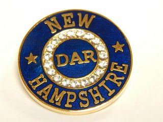Dar Hampshire State Membership Pin - Last One Available