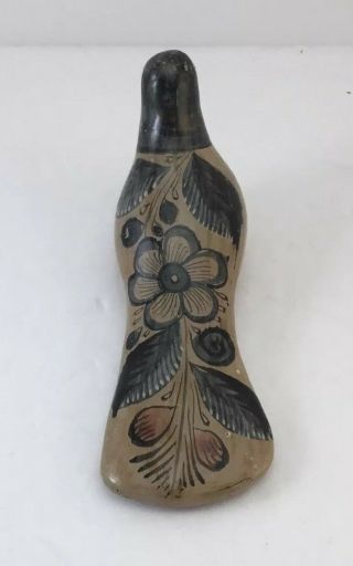 Vintage 4.  5” Hand Painted Ceramic Pottery Clay Pigeon Bird Figurine 2