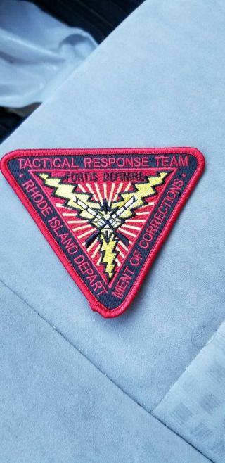 Ri Department Of Corrections Tactical Response Team Very Rare Ri