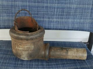Antique A.  Y.  Mcdonald Water Diverter Cup Cast Iron Pitcher Well Pump