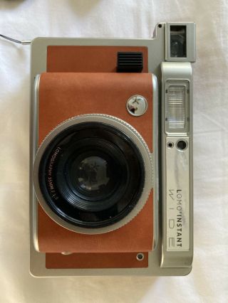 Lomography Lomo Instant Wide Complete W Lens Kit & Film — Brown Vintage Leather 2