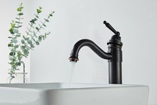 Black Oil Rubbed BronzeTall Countertop Vessel Sink Bathroom Faucet Single Handle 2