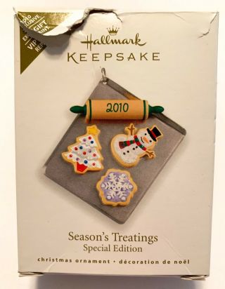 Hallmark Keepsake Season’s Treatings Vip Repaint Ornament 2010