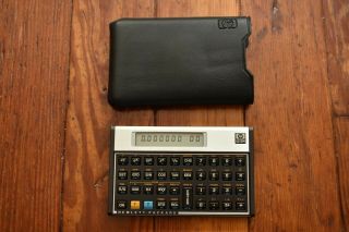 Hewlett Packard Hp 15c Vintage Scientific Calculator With Case -