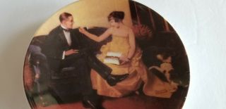 Vintage Norman Rockwell Small Collectors Plate Rediscovered Women Series 2