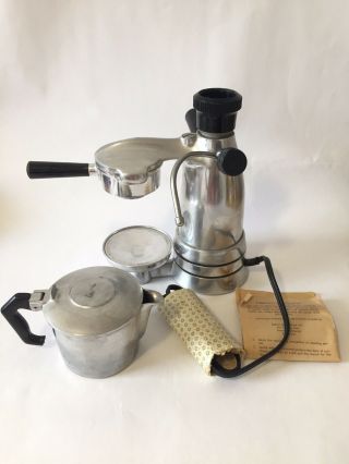 Vintage Salton Vesuviana Italian Espresso Maker Electric Model Ex - 3 Instructions