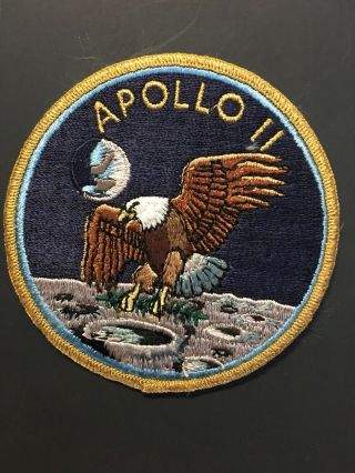 Vintage Nasa Apollo 11 Dallas Cap & Emblem Grumman Patch