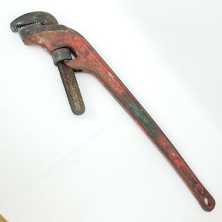 The Ridge Tool Co Heavy Duty Pipe Wrench E 36 Vintage