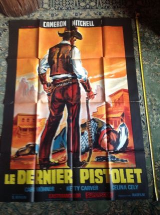 10 Cowboy Vintage Period French Film Movie Posters Graphics Spaghetti Western