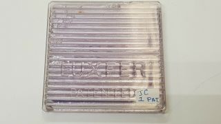 Signed Luxfer Glass Window Tile Frank Lloyd Wright Architectural PATENTED 2