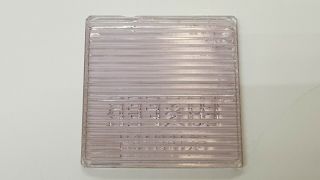Signed Luxfer Glass Window Tile Frank Lloyd Wright Architectural PATENTED 3