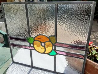 Stained Glass Panel,  Rescued And Restored Ref 201