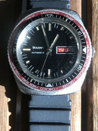 Vintage Bulova Men’s Automatic Swiss Watch 1969