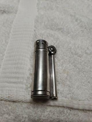 Vintage Sterling Silver Dunhill Trench Lighter
