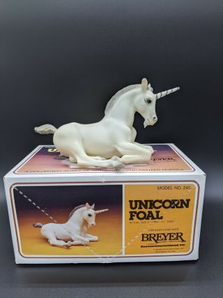 Breyer Vintage Unicorn Foal 245 With Box