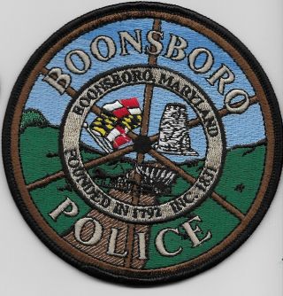 Colorful Boonboro Police State Maryland Md