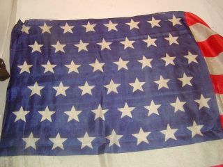 Antique United States Flag - 45 Star U.  S.  Flag - American Flag 32 " X45 " Approx.