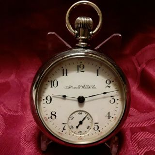 Vintage Antique 1905 Illinois Pocket Watch 17 Jewels Running Strong Large 18s.