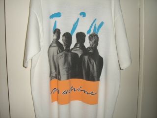 David Bowie / Tin Machine Official 1991 Tour Vintage Tshirt - White Size Xl