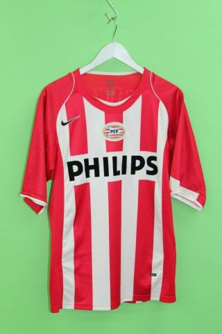 Vintage Nike Psv Eindhoven Football Shirt Trikot Home Jersey Cocu 2002/2004 L