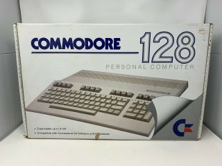 Vintage Commodore 128 Personal Computer - Box Cables Manuals LOOK 2
