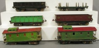 Lionel Standard Gauge Vintage Freight Cars: 517,  517,  511,  212,  212,  512 [6] 2