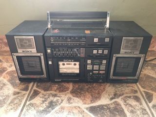 Vintage Sony Cfs9000 Boombox Radio But Not The Tape Deck