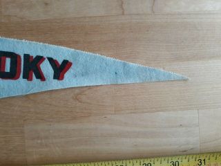 VINTAGE Early Great Smoky Mountains National Park wool/felt Pennant 3