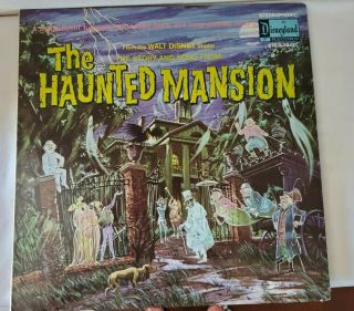 Vintage Disney 1969 The Story And Song From The Haunted Mansion Lp Record Album